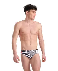 Arena M CRAZY SWIM BRIEFS PLACEMENT Black