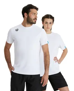 Arena Team T-shirt Solid Poly White
