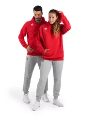 Arena Team Hooded Sweat Panel Fleece Red