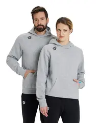 Arena Team Hooded Sweat Panel Fleece Medium grey heather