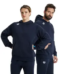 Arena Team Hooded Sweat Panel Fleece Navy