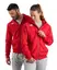 Arena Team Hooded Jacket Panel Fleec Red