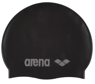 Arena Classic Silicone Cap black/silver, Str. 1SIZE