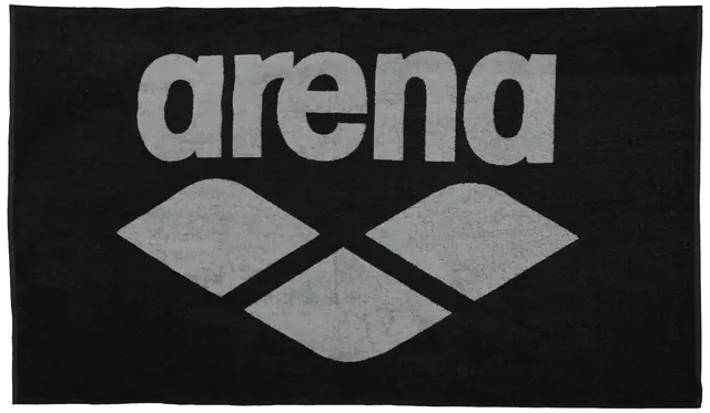 POOL SOFT TOWEL BLACK-GREY 