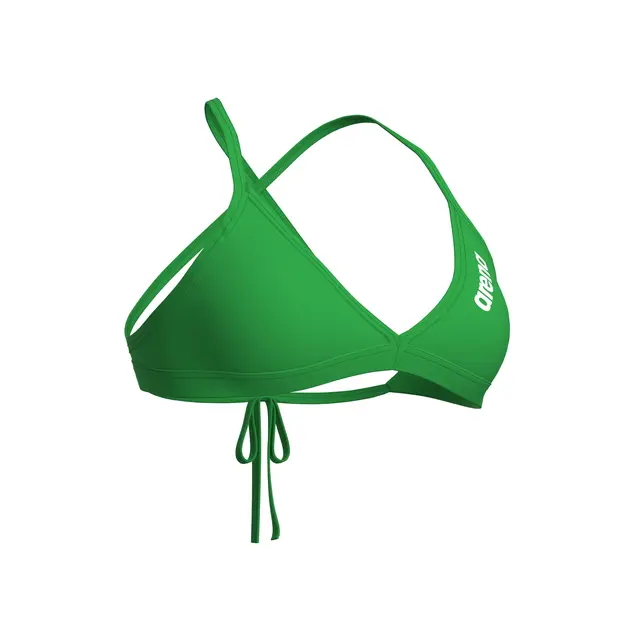 ARENA W TEAM SWIM TOP TIE BACK SOLID TEAM GREEN 