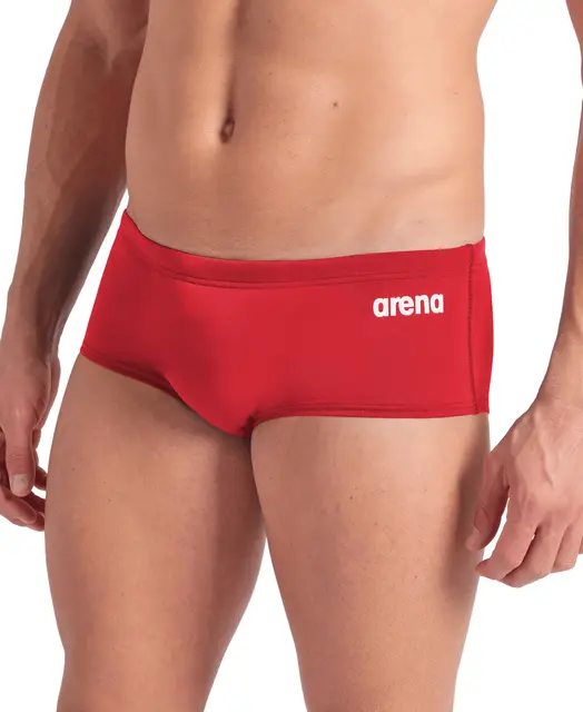 Arena M Team Swim Low Waist Sh Solid Red 