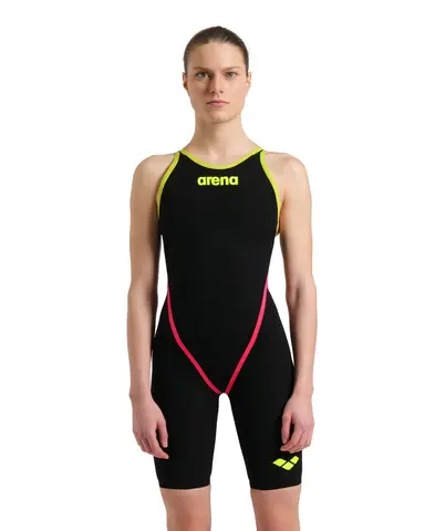 Arena W Pwskin Carbon Core FX Open Back Black-Fluo Yellow