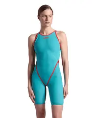Arena W Pwskin Carbon Core FX Open Back Turquoise-Metallic
