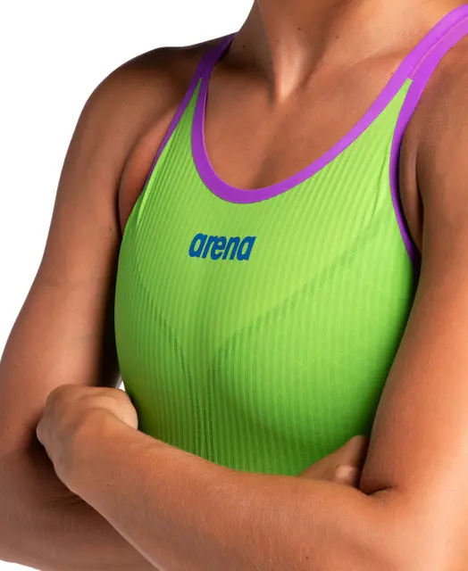 Arena Powerskin Primo Open Back Emerlad Boa 