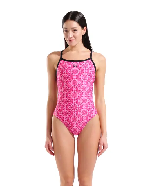 ARENA W  CHALLENGE  FLORAL PINK MULTI -BLACK 